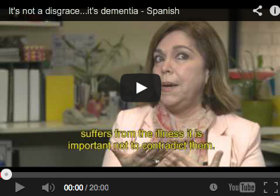 Its Not A Disgrace Its Dementia in Spanish